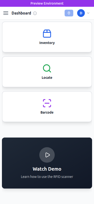 Home mobile screenshot