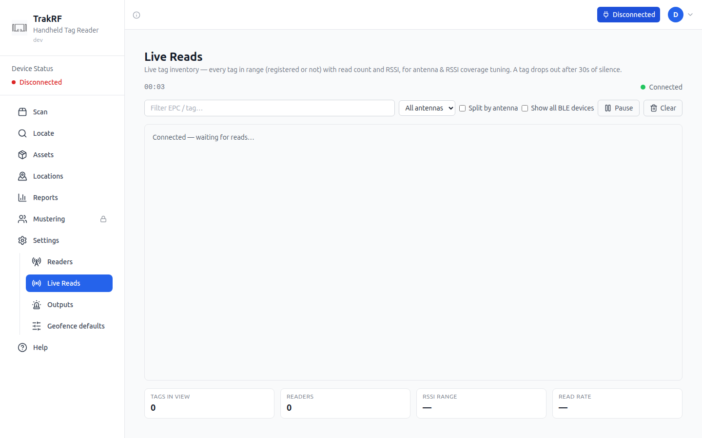 Live Reads desktop screenshot