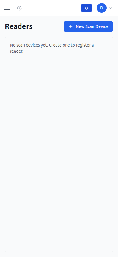 Readers mobile screenshot